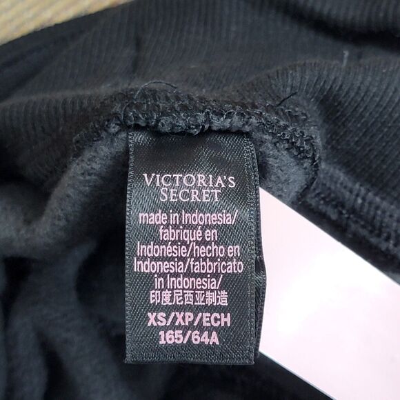 Victorias Secret Jogger Sweatpants Womens XS Gray Black Animal Print Lounge - Picture 13 of 16